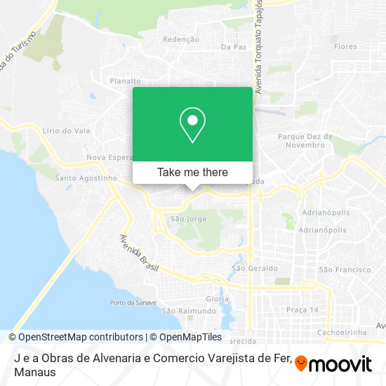 J e a Obras de Alvenaria e Comercio Varejista de Fer map