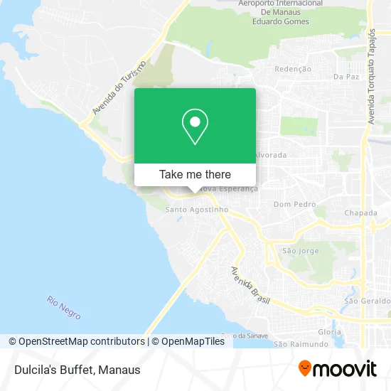 Dulcila's Buffet map
