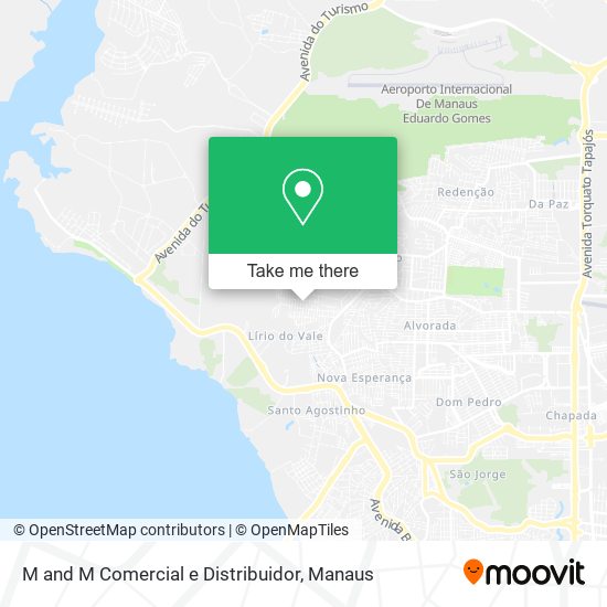 M and M Comercial e Distribuidor map