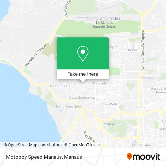 Mapa Motoboy Speed Manaus