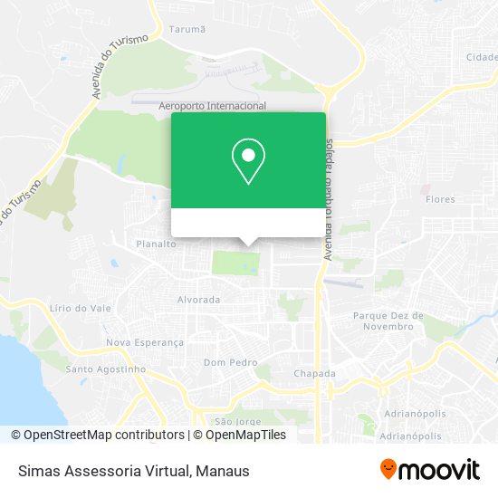 Mapa Simas Assessoria Virtual