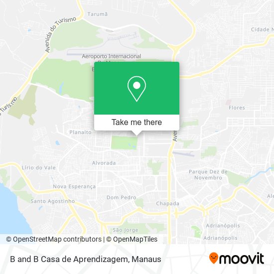 B and B Casa de Aprendizagem map