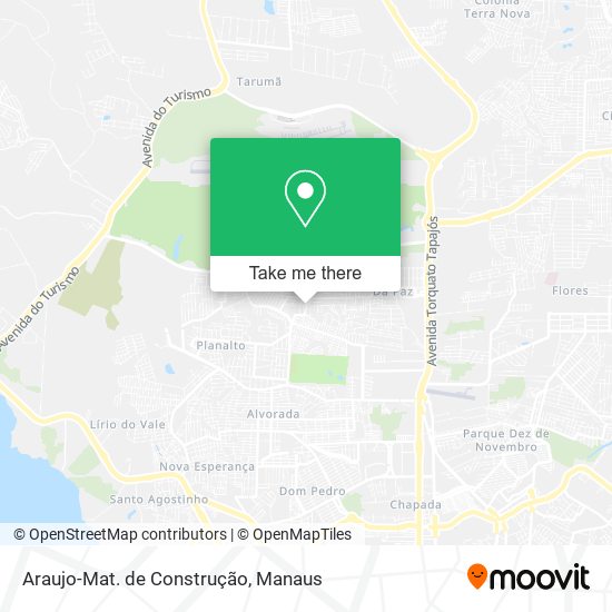 Mapa Araujo-Mat. de Construção