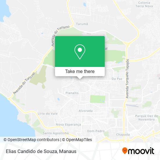 Elias Candido de Souza map