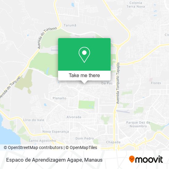 Espaco de Aprendizagem Agape map