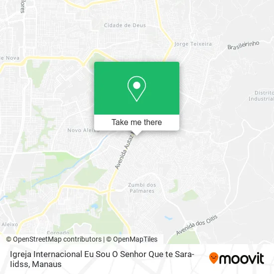 Igreja Internacional Eu Sou O Senhor Que te Sara-Iidss map