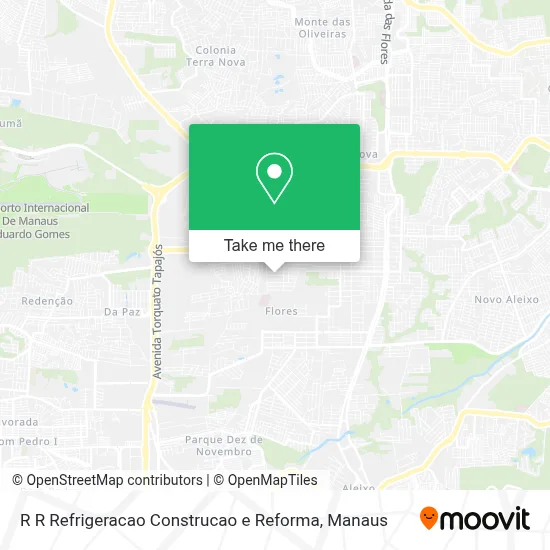 R R Refrigeracao Construcao e Reforma map