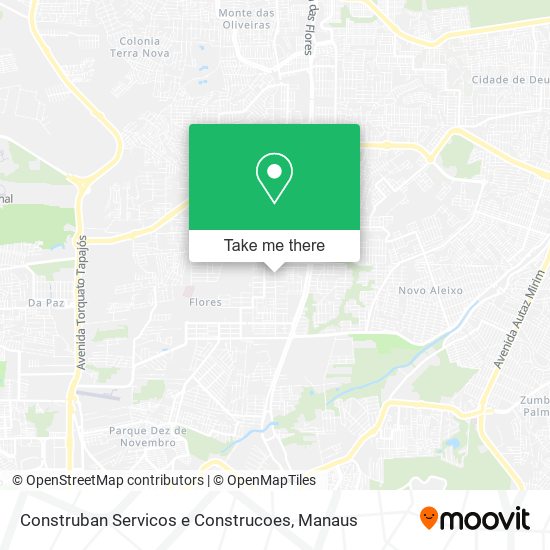 Mapa Construban Servicos e Construcoes