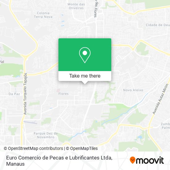 Euro Comercio de Pecas e Lubrificantes Ltda map