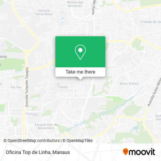 Mapa Oficina Top de Linha