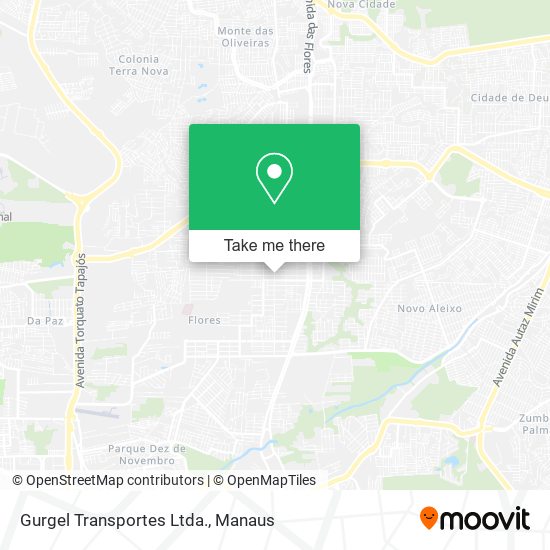 Gurgel Transportes Ltda. map