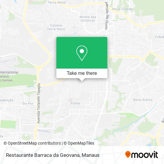 Restaurante Barraca da Geovana map