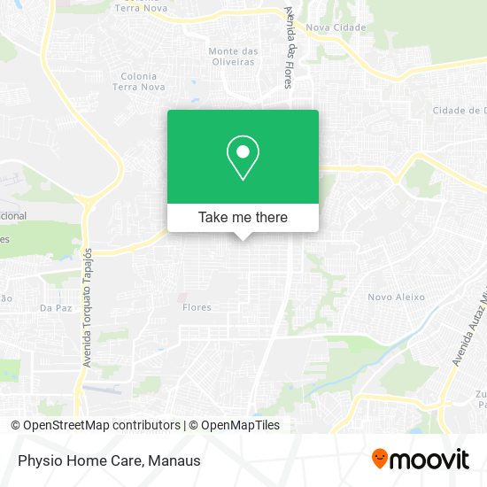Physio Home Care map