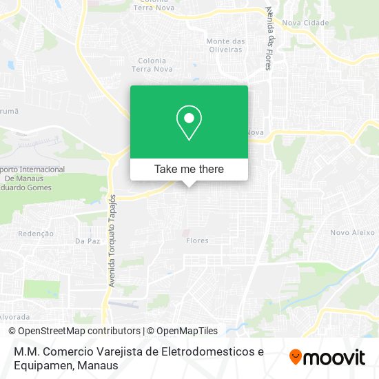 M.M. Comercio Varejista de Eletrodomesticos e Equipamen map