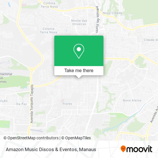 Mapa Amazon Music Discos & Eventos