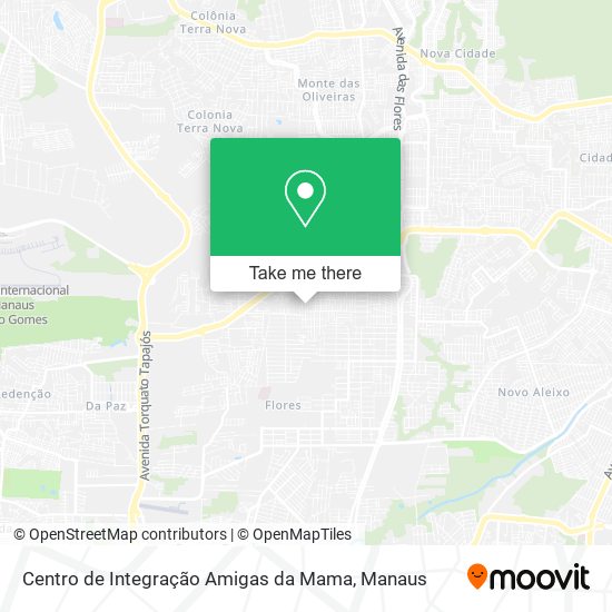 Centro de Integração Amigas da Mama map