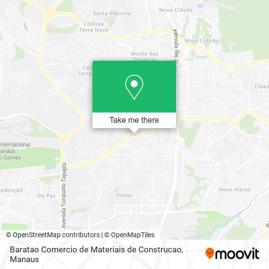 Baratao Comercio de Materiais de Construcao map