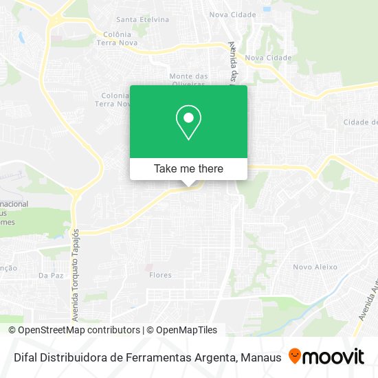 Difal Distribuidora de Ferramentas Argenta map
