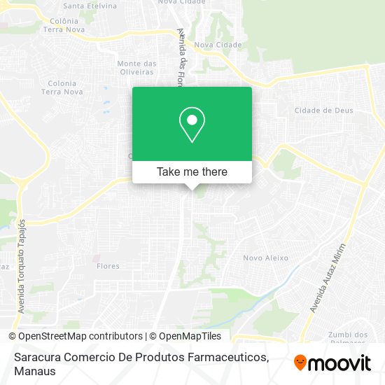 Saracura Comercio De Produtos Farmaceuticos map