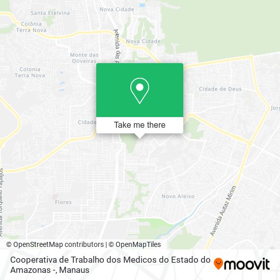 Cooperativa de Trabalho dos Medicos do Estado do Amazonas - map