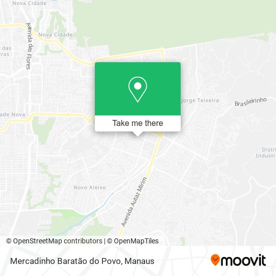 Mercadinho Baratão do Povo map