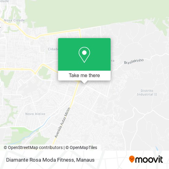 Diamante Rosa Moda Fitness map