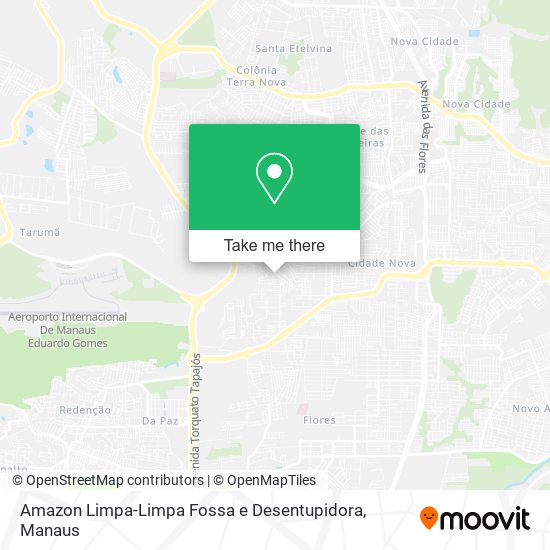 Mapa Amazon Limpa-Limpa Fossa e Desentupidora