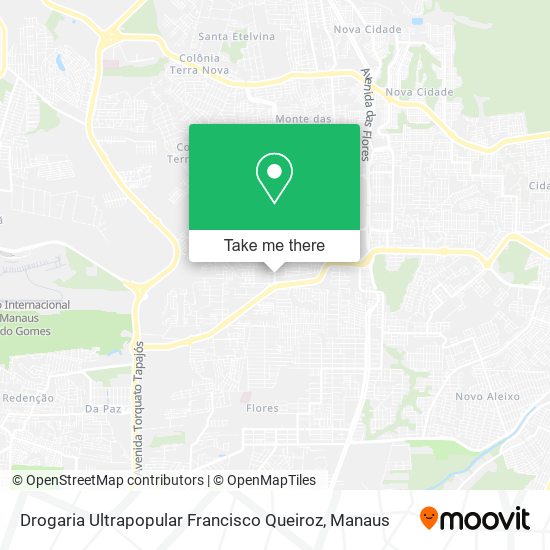 Drogaria Ultrapopular Francisco Queiroz map