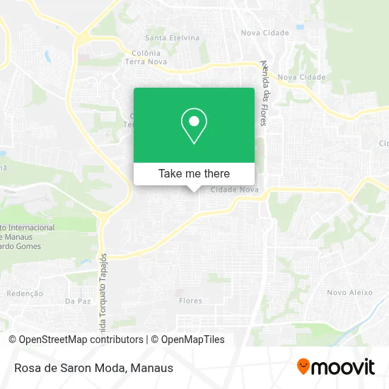 Rosa de Saron Moda map