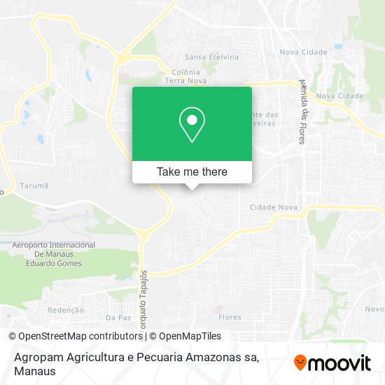Agropam Agricultura e Pecuaria Amazonas sa map