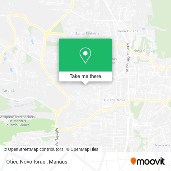 Otica Novo Israel map