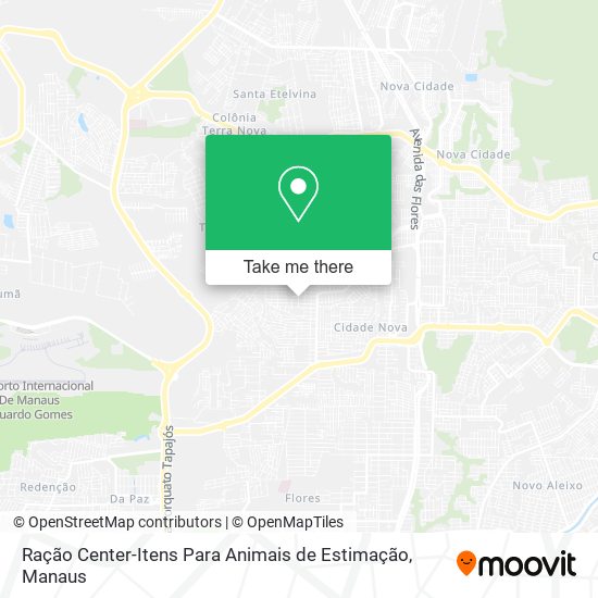 Mapa Ração Center-Itens Para Animais de Estimação