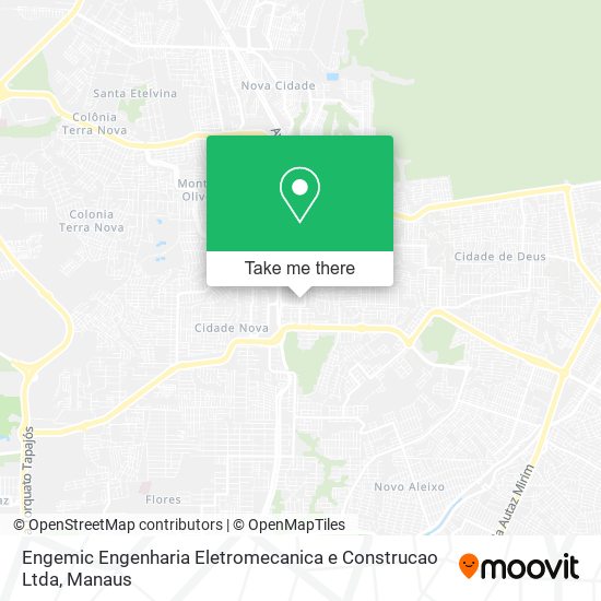 Mapa Engemic Engenharia Eletromecanica e Construcao Ltda