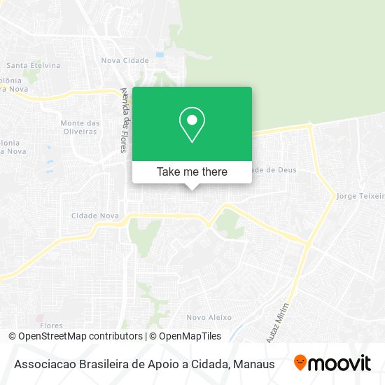 Associacao Brasileira de Apoio a Cidada map