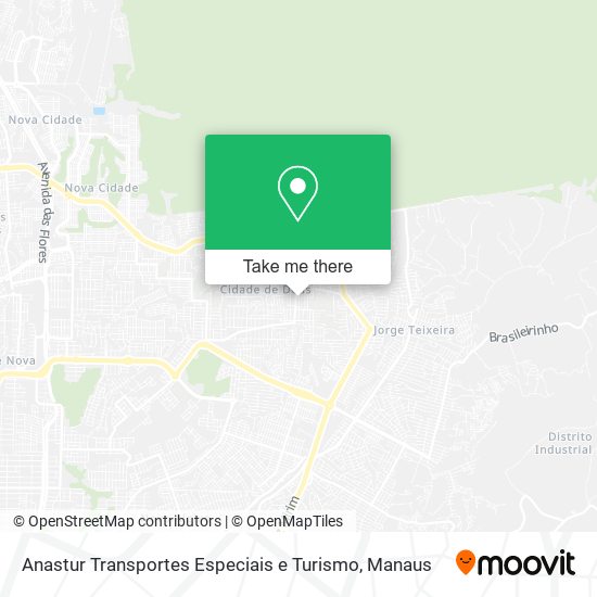 Anastur Transportes Especiais e Turismo map