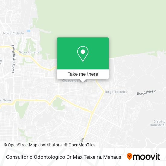 Mapa Consultorio Odontologico Dr Max Teixeira