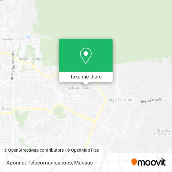 Xponnet Telecomunicacoes map
