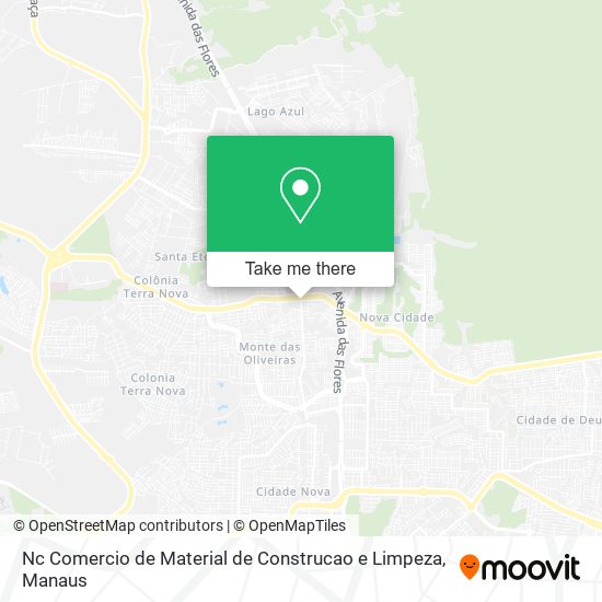 Nc Comercio de Material de Construcao e Limpeza map