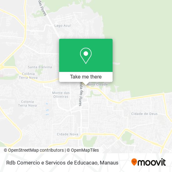 Rdb Comercio e Servicos de Educacao map