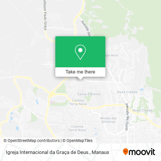 Igreja Internacional da Graça de Deus. map