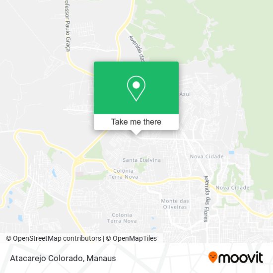 Mapa Atacarejo Colorado