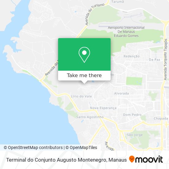 Terminal do Conjunto Augusto Montenegro map