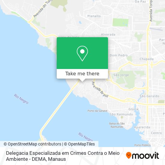 Delegacia Especializada em Crimes Contra o Meio Ambiente - DEMA map
