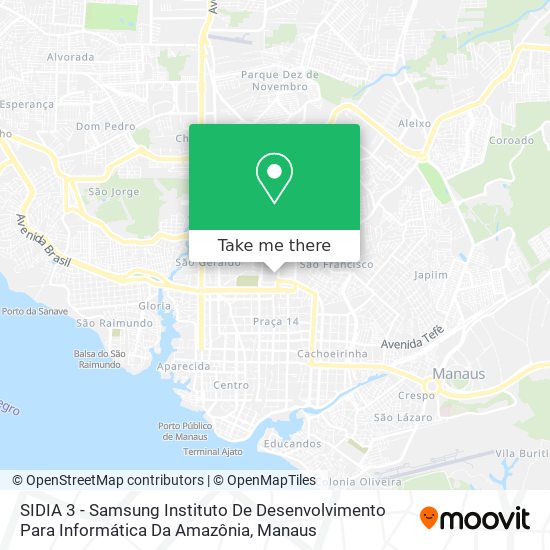 Mapa SIDIA 3 - Samsung Instituto De Desenvolvimento Para Informática Da Amazônia