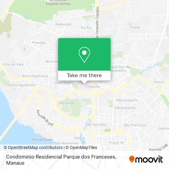Condomínio Residencial Parque dos Franceses map