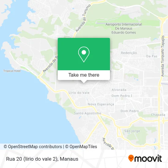Rua 20 (lirio do vale 2) map
