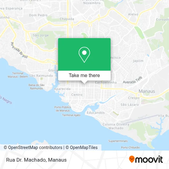 Rua Dr. Machado map