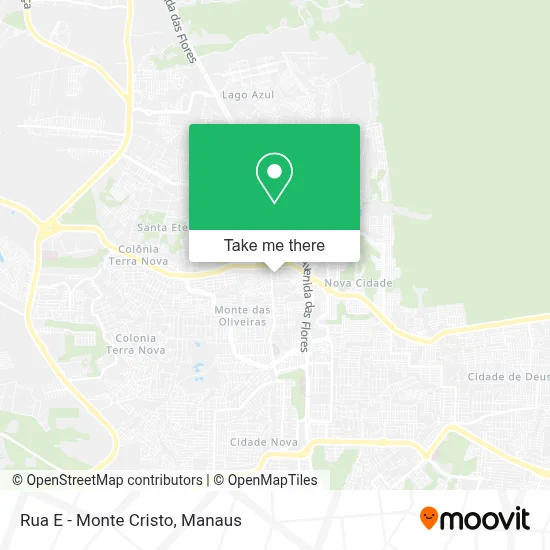Rua E - Monte Cristo map
