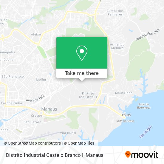 Distrito Industrial Castelo Branco I map