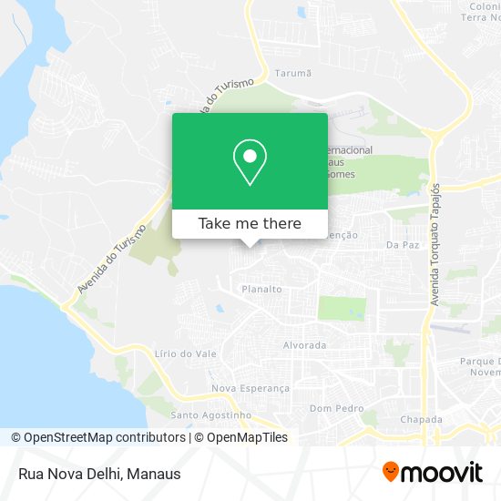 Rua Nova Delhi map